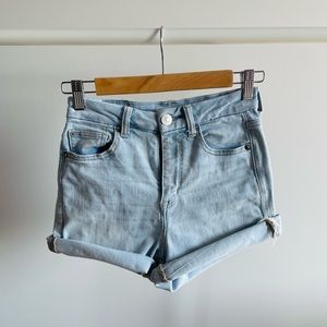 American Eagle curvy jean shorts